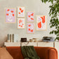 Nacnic Set de 6 Láminas Abstractas de Flores Espléndidas