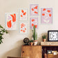 Nacnic Set de 6 Láminas Abstractas de Flores Espléndidas