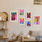 Nacnic Set de 6 Láminas Pintorescas de Animales Abstractos