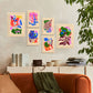 Nacnic Set de 6 Laminas Abstractas de Flores Pintorescas