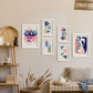 Nacnic Set de 6 Láminas de Creaturas y Animales Estampados Decorativos