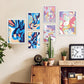 Nacnic Set de 6 Láminas de Estilos Éticos y Flores Abstractas