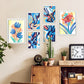 Conjunto de 6 Láminas de Nacnic de Flora Abstracta