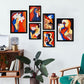 Nacnic Set de 6 Láminas de Arte Rococo Abstracto Femenino