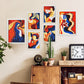 Nacnic Set de 6 Láminas de Arte Rococó Abstracto Femenino