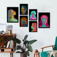 Nacnic Set de 6 Láminas Abstractas Femeninas en Tonos de Belleza