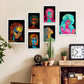 Nacnic Set de 6 Láminas Abstractas Femeninas en Tonos de Belleza