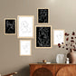 Conjunto de 6 Láminas Nacnic Serene Beauty 2 en Abstracto Femenino