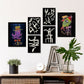 Nacnic Set de 6 Láminas de Animales Resumidos y Estampados Decorativos Estéticos