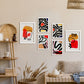 Set de 6 Láminas Nacnic Jazzy Arts 1 en Resúmenes Coloridos