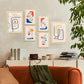 Nacnic Set de 6 Laminas de Arte Abstracto Femenino Jazzy Arts 2
