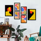 Nacnic Set de 6 Láminas Abstractas de Amantes Estéticos