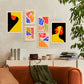 Nacnic Set de 6 Láminas Abstractas de Amantes Estéticos