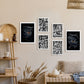 Nacnic Set de 6 Láminas de Amantes Abstractos Estampados Decorativos