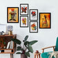 Nacnic Set de 6 Láminas de Animales en Resumen Estampados Decorativos Estéticos