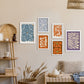Nacnic Set de 6 Posters Inspirados en Matisse
