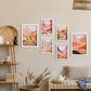 Nacnic Set de 6 Posters de Caricatura Rosa para Guardería y Hogar