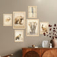 Conjunto de 6 Láminas Vintage de Animales Nacnic