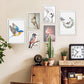 Nacnic Set de 6 Laminas de Colecciones de Aves