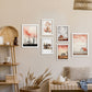 Nacnic Set de 6 Láminas Estampados Decorativos Casa de Campo