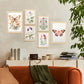 Nacnic Set de 6 Láminas de Flores y Mariposas
