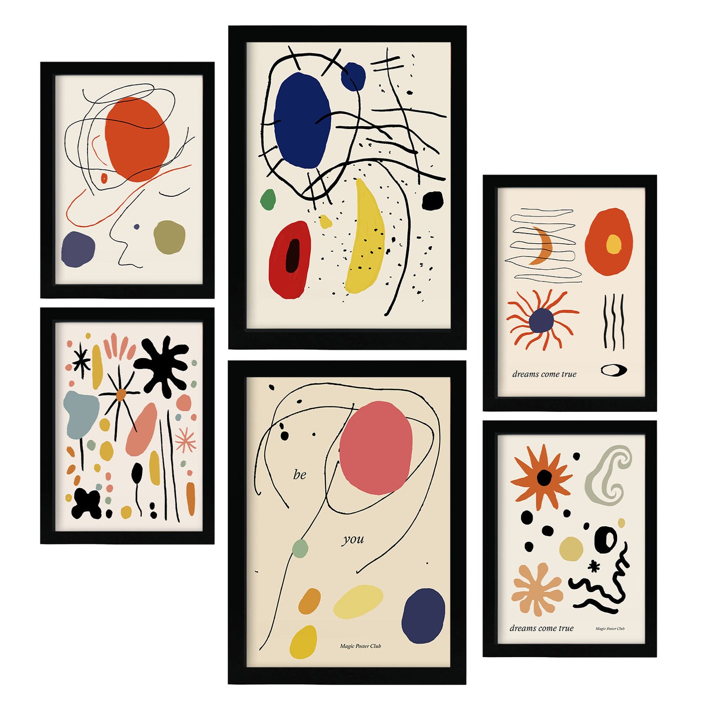 Nacnic Set de 6 Láminas de Picasso y Marisse Iso