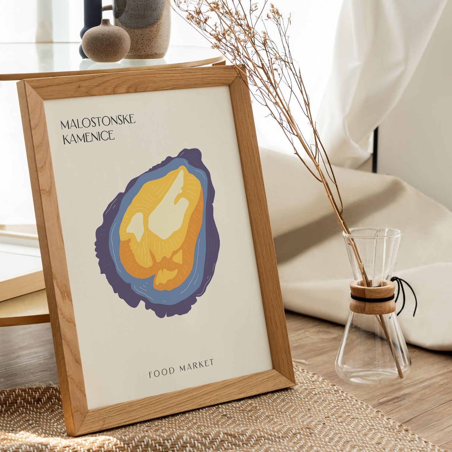 Mali Ston Oyster-Artwork-Nacnic-Nacnic Estudio SL