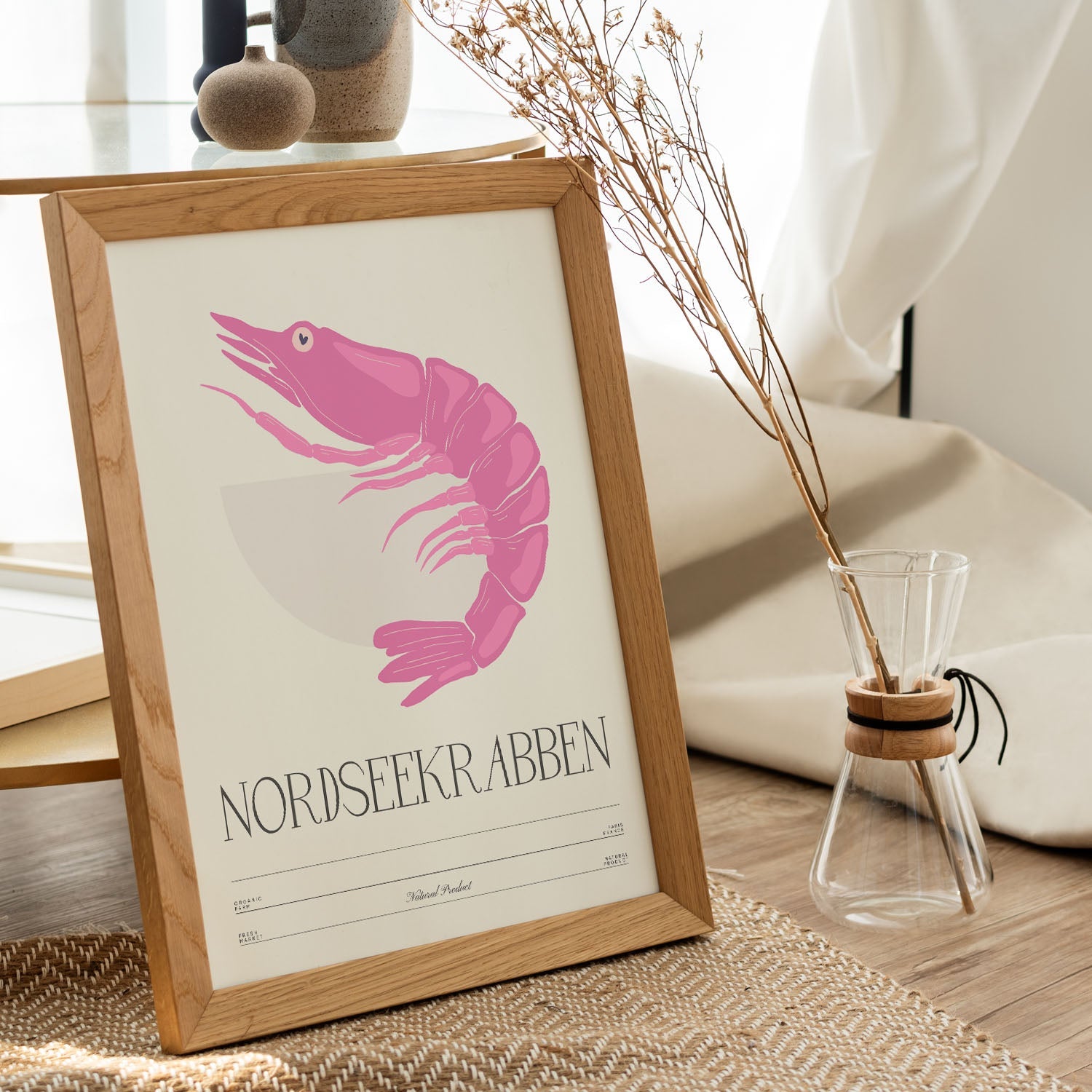 North Sea Shrimp-Artwork-Nacnic-Nacnic Estudio SL