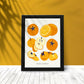 Orange Colored Fruits-Artwork-Nacnic-Nacnic Estudio SL