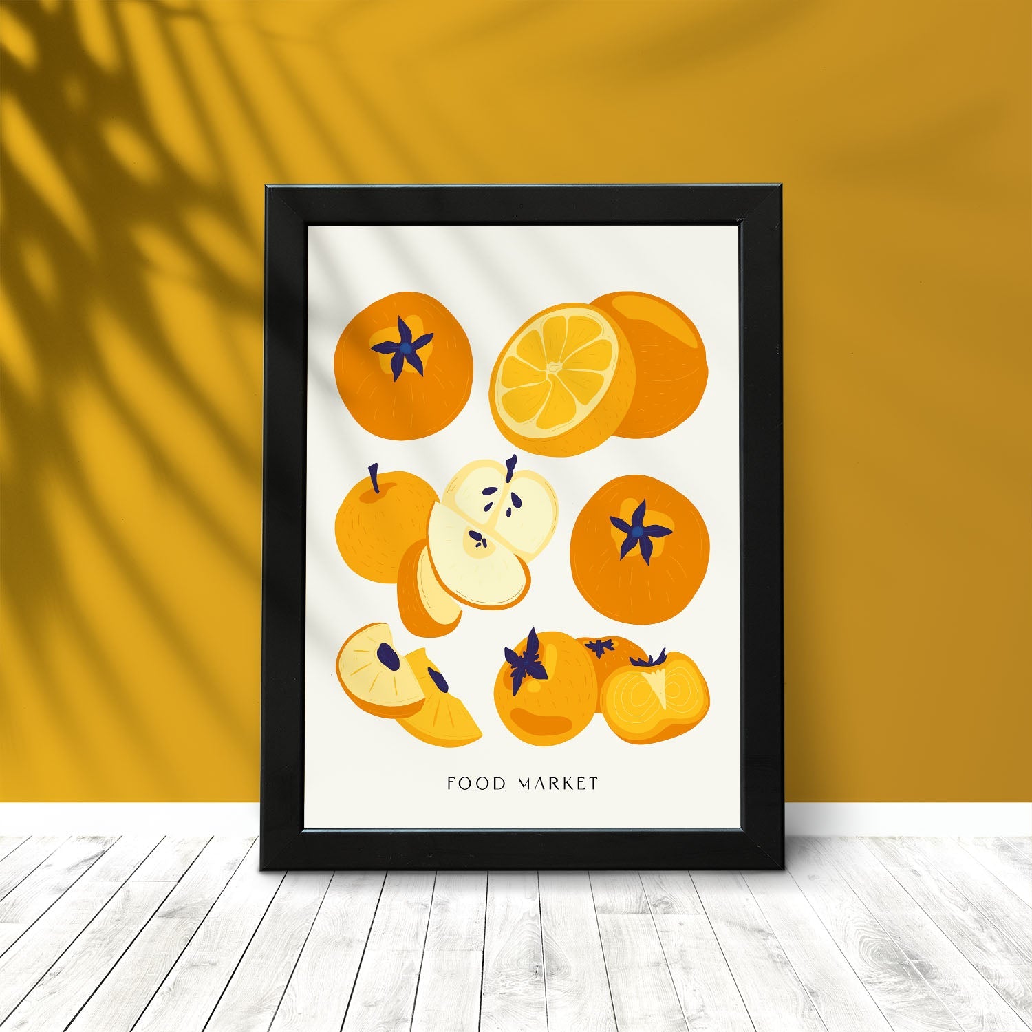 Orange Colored Fruits-Artwork-Nacnic-Nacnic Estudio SL