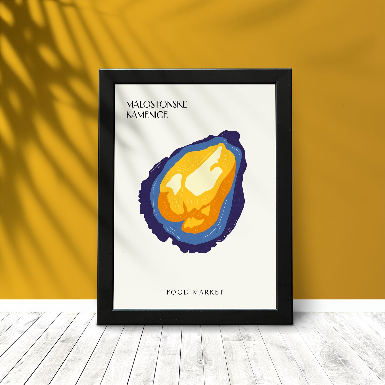 Mali Ston Oyster-Artwork-Nacnic-Nacnic Estudio SL