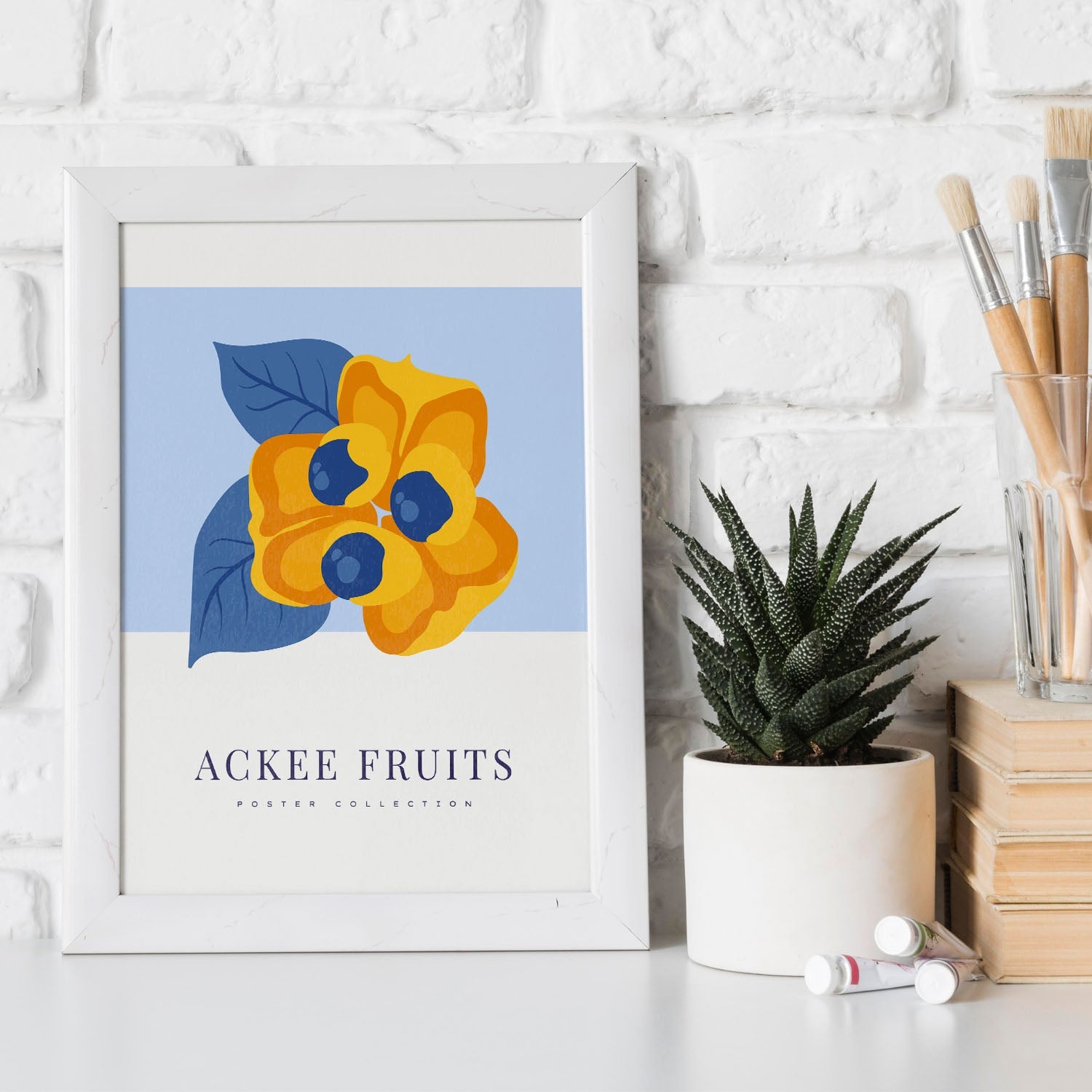 Ackee Fruits-Artwork-Nacnic-Nacnic Estudio SL
