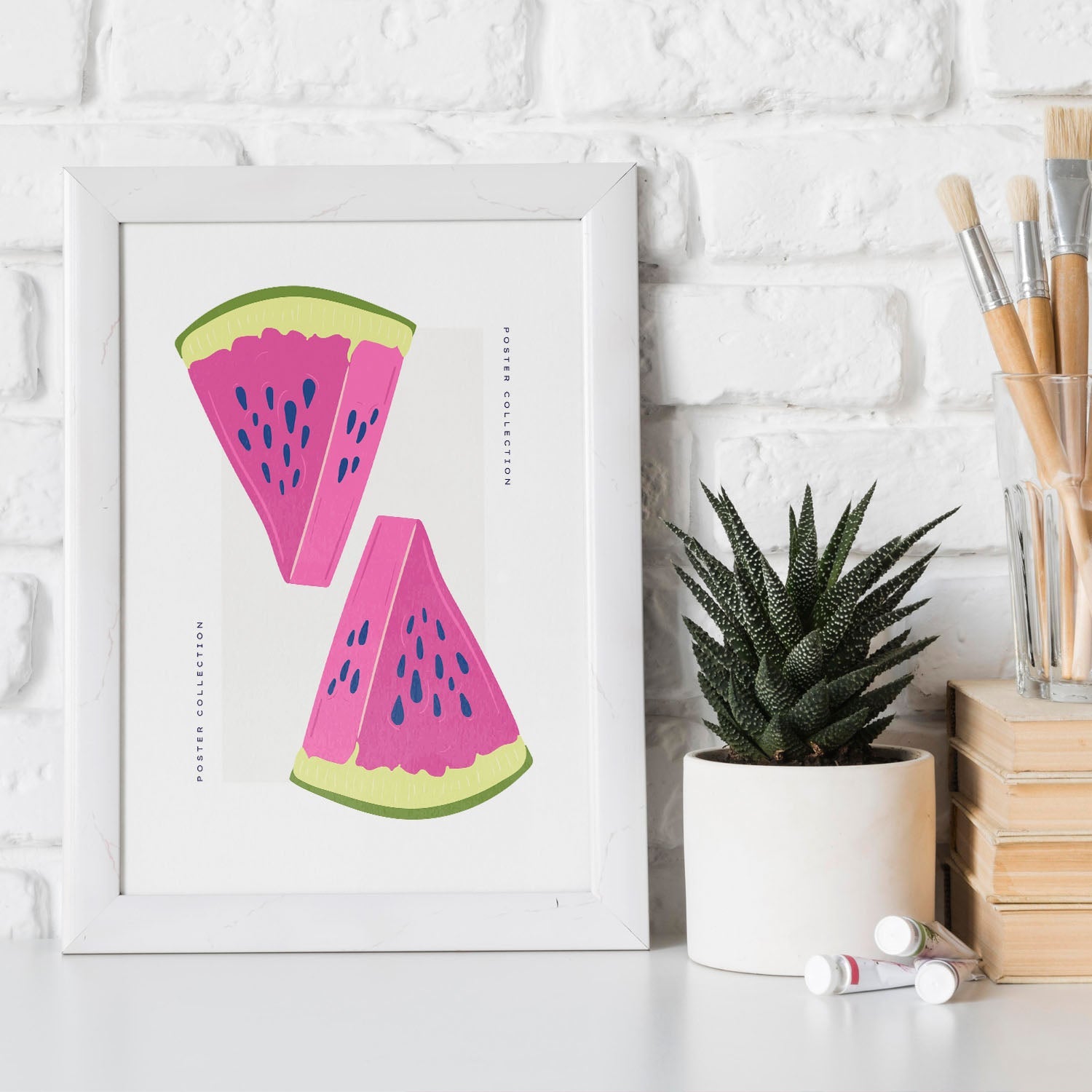 Watermelon Reflected-Artwork-Nacnic-Nacnic Estudio SL