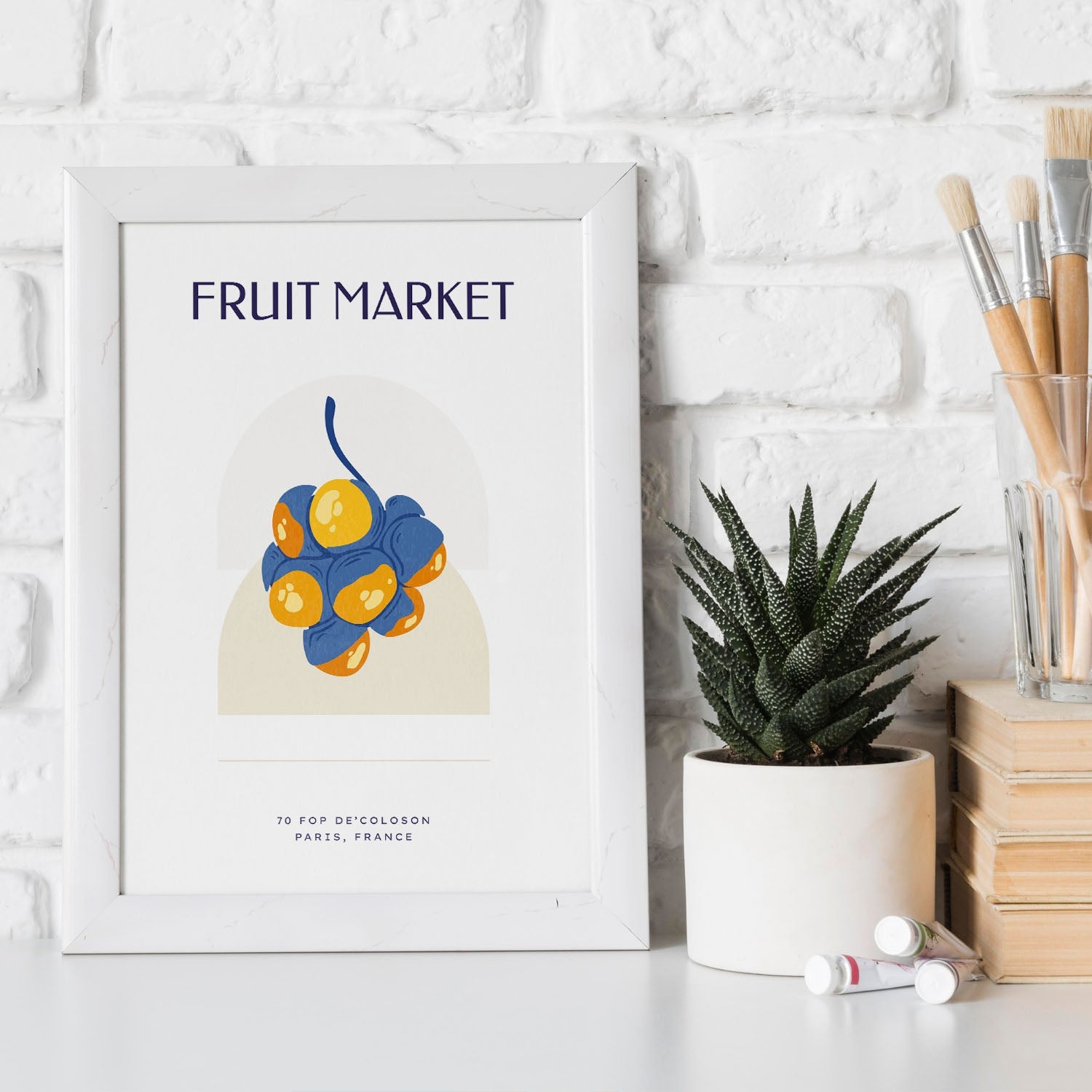 Palm Fruit-Artwork-Nacnic-Nacnic Estudio SL