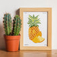 Pineapple with sliced-Artwork-Nacnic-Nacnic Estudio SL