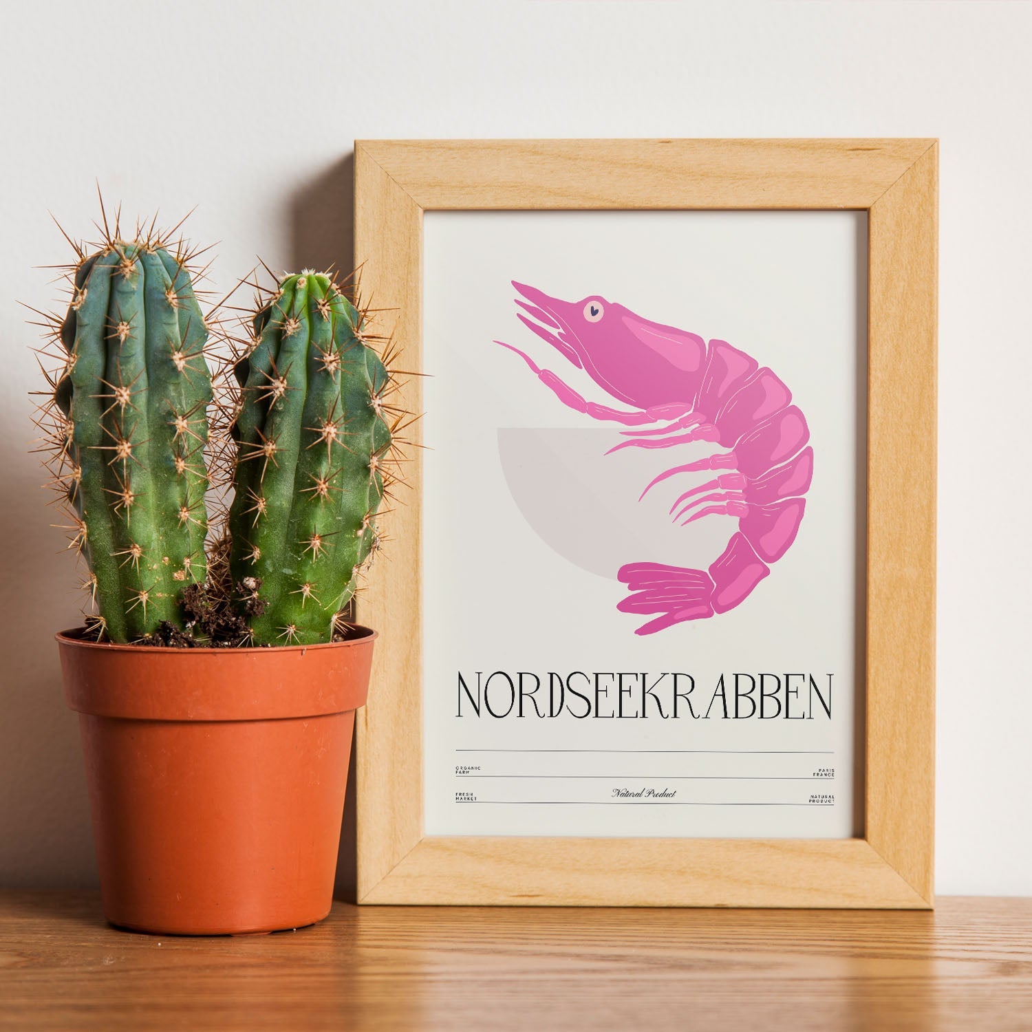 North Sea Shrimp-Artwork-Nacnic-Nacnic Estudio SL