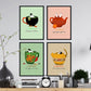 Set de láminas Pack aromático. Pósters con ilustraciones para amantes del té y el café.-Artwork-Nacnic-Nacnic Estudio SL