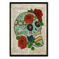 imprime calaveras con definiciones de enciclopedia en español - Libertad, imaginación, emociones, eternidad - Juego de 4-Artwork-Nacnic-Nacnic Estudio SL