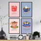 Set de láminas Pack de té 1. Pósters con ilustraciones para amantes del té y el café.-Artwork-Nacnic-Nacnic Estudio SL