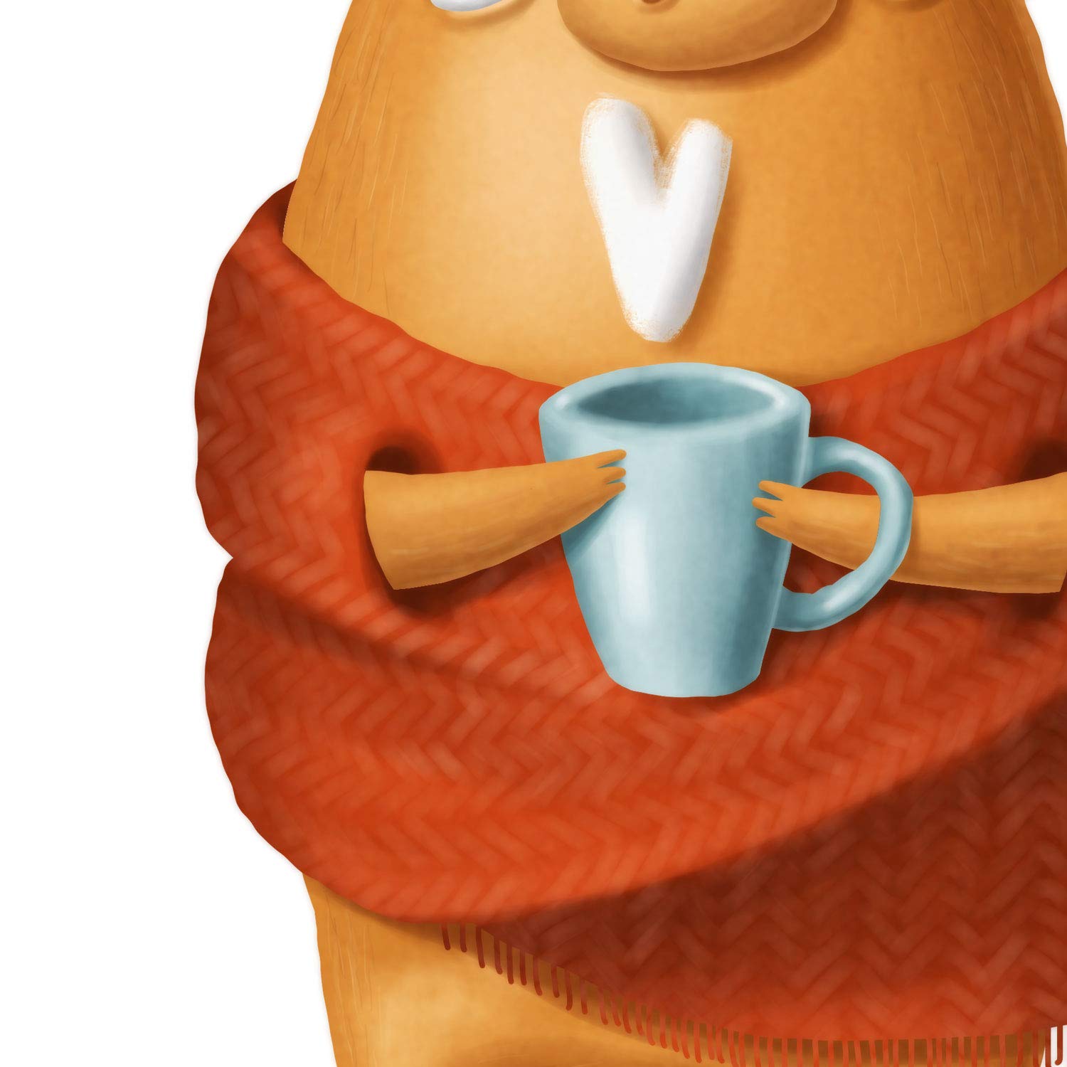 Set de 2 láminas de osos abrazo y cafe ,en .-Artwork-Nacnic-Nacnic Estudio SL