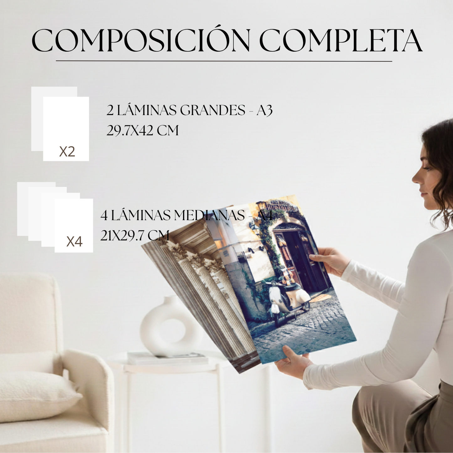 Láminas Fotográficas Arte en Roma