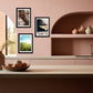 Set de 3 Cuadros de Viñedo Italiano Impresión Ilustración Arte de Pared Decoración en Estilo Fotográfico Moderno para Cocina, Bodega, Bar, Despensa, Comedor, Restaurante