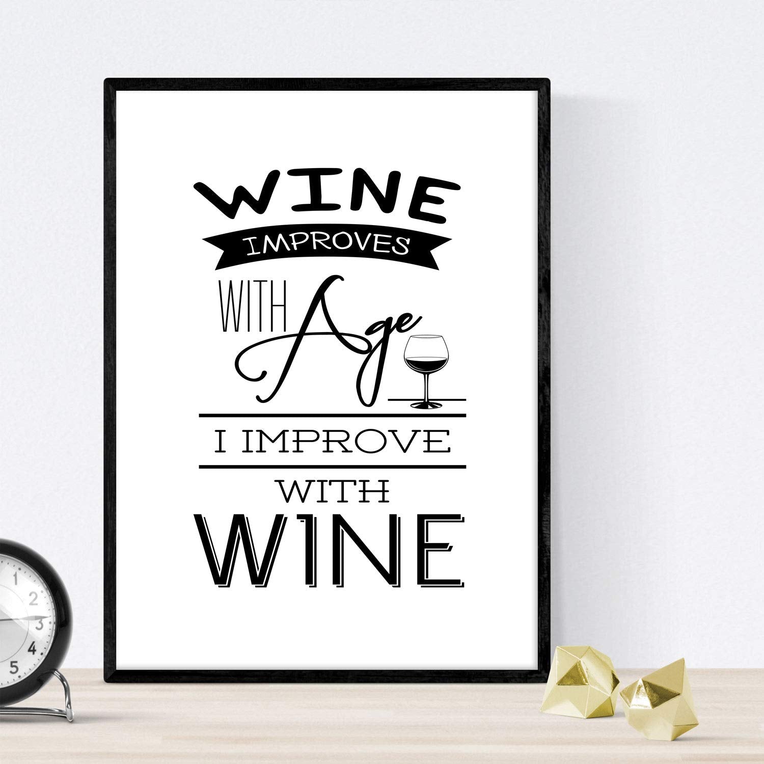 Set de láminas de vino. Posters de vino y bodega. Vino blanco y negro 2.-Artwork-Nacnic-Nacnic Estudio SL