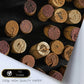 Set de 3 Cuadros de Uvas de Viñedo y Corcho Ilustración impresa en estilo Fotográfico para decorar Cocina, Despensa, Cortijo, Comedor, Restaurante