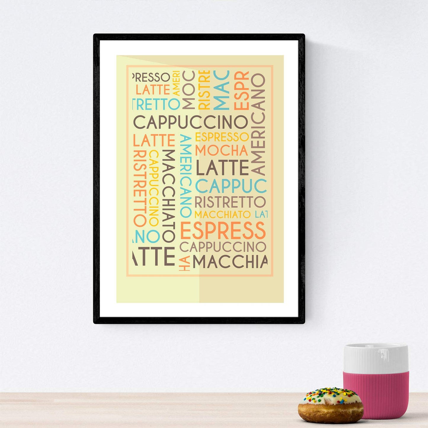 Set de láminas de café. Posters de tipos de café. Café retro 2.-Artwork-Nacnic-Nacnic Estudio SL