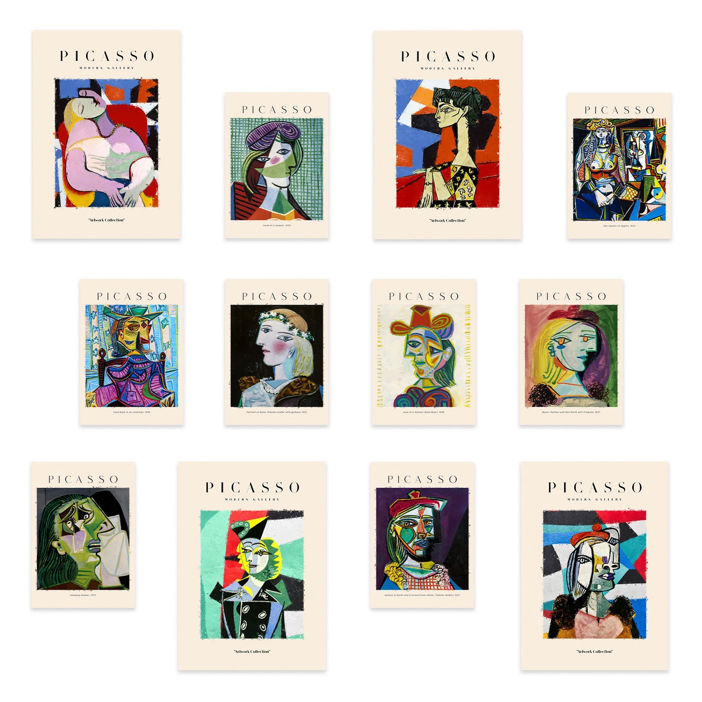 Colección Picasso 2: Set de Láminas de Arte Vibrante