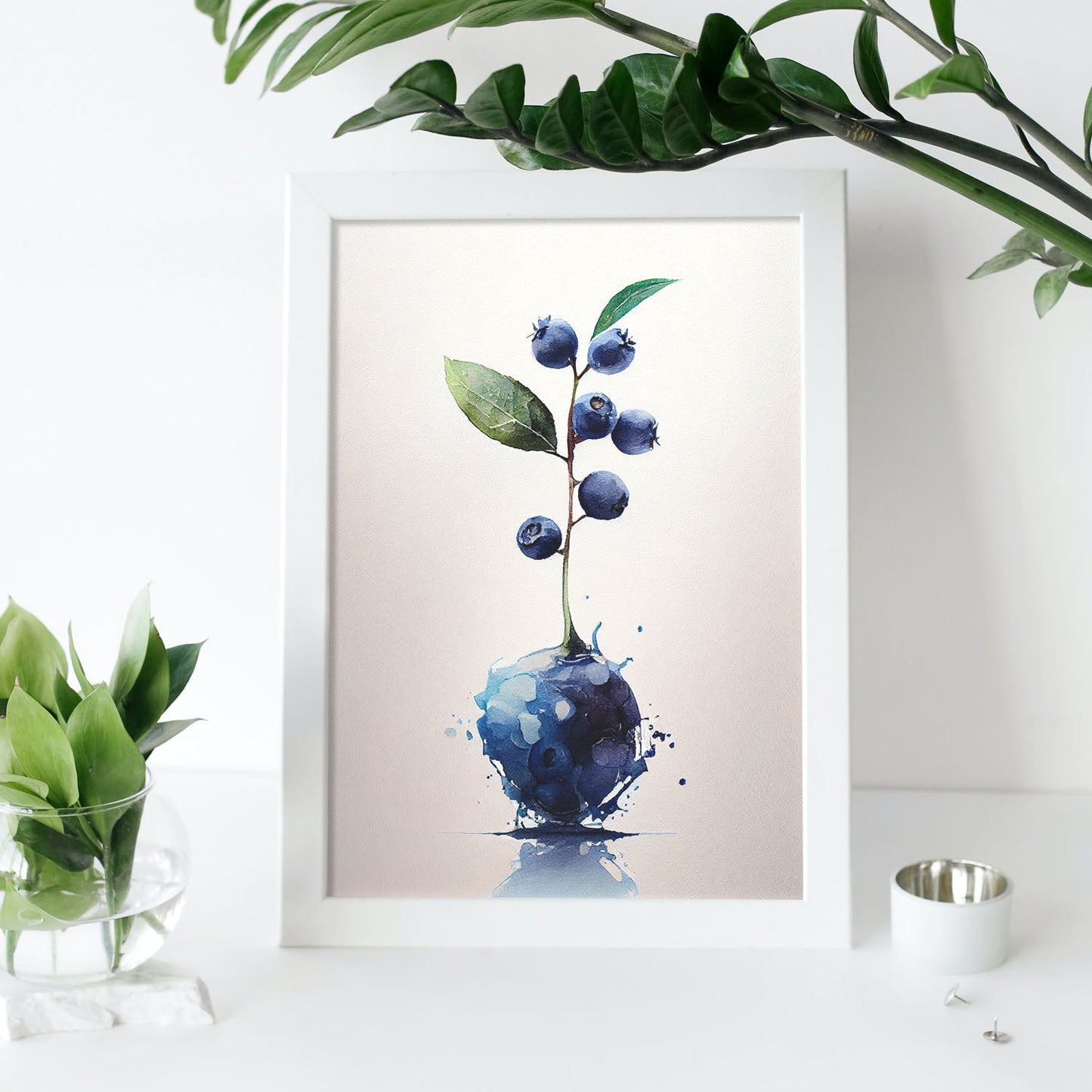 Nacnic Lámina Minimalista de Arándano Azul_2