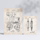 Set de 6 láminas de patentes Herramientas de cocina. Pósters con dibujos retro de inventos antiguos. Tamaños A4 y A3. .-Artwork-Nacnic-Nacnic Estudio SL