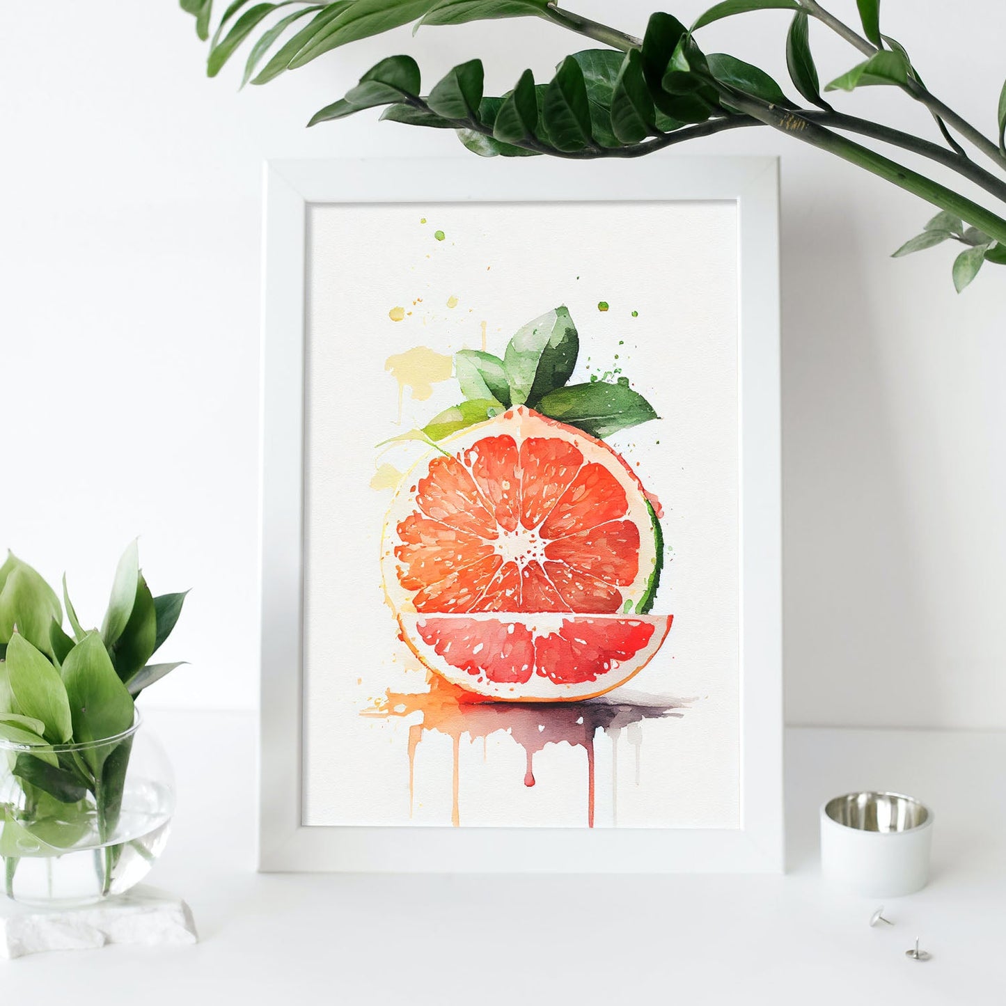 Lámina Minimalista de Nacnic con Diseño de Pomelo