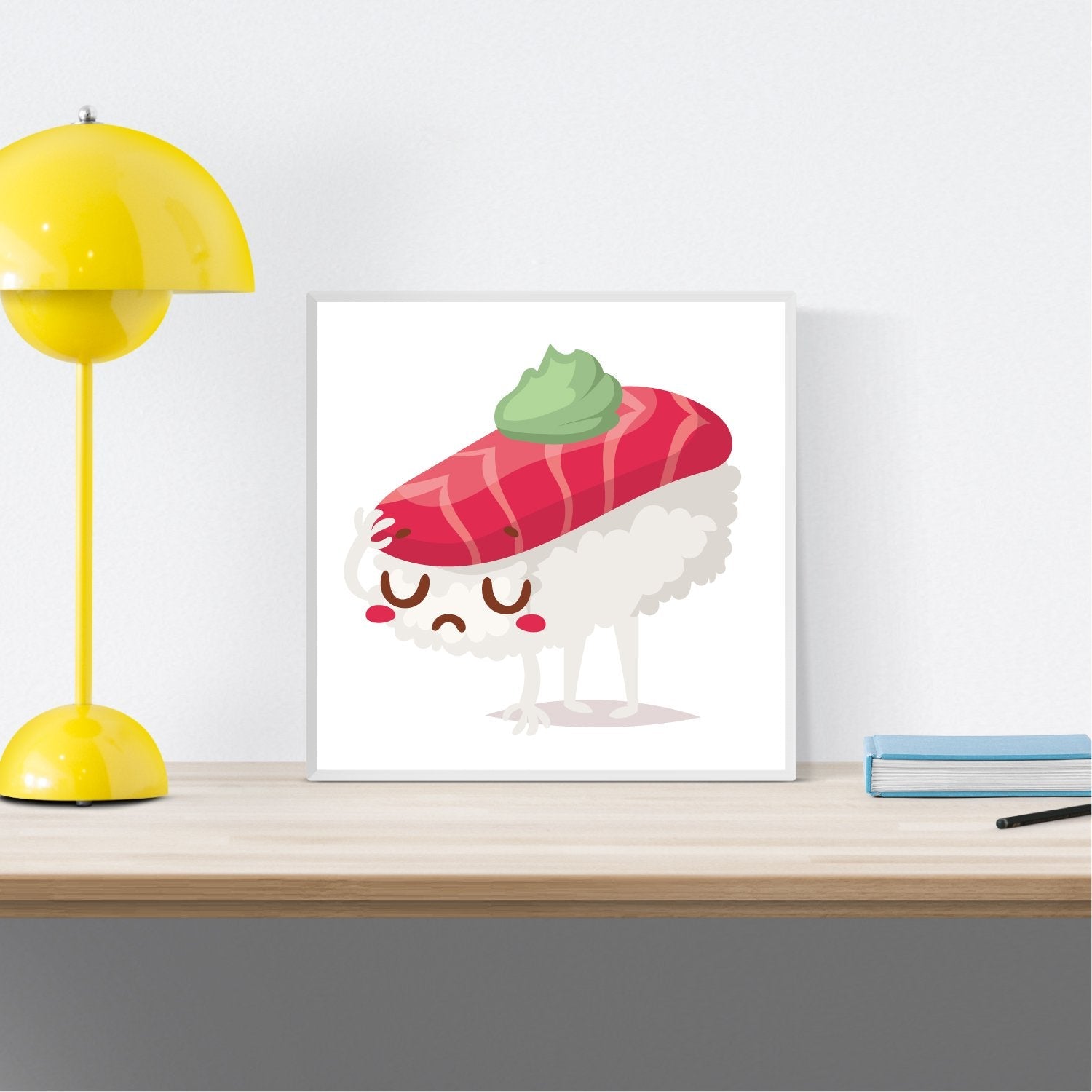 Set de tres láminas SUSHI. Pack de tres láminas para enmarcar con imágenes de sushi.-Artwork-Nacnic-Nacnic Estudio SL